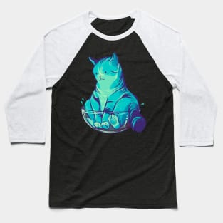 If it fits, it sits! (funny alien cat) Baseball T-Shirt